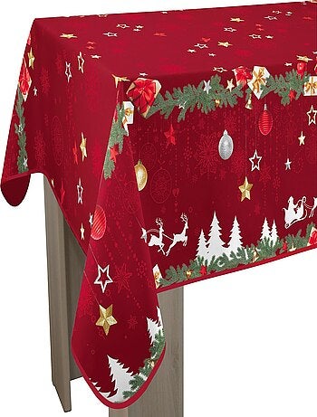 Nappe Anti-taches Noël Rouge