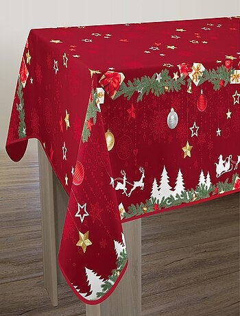 Nappe Anti-taches Noël Rouge