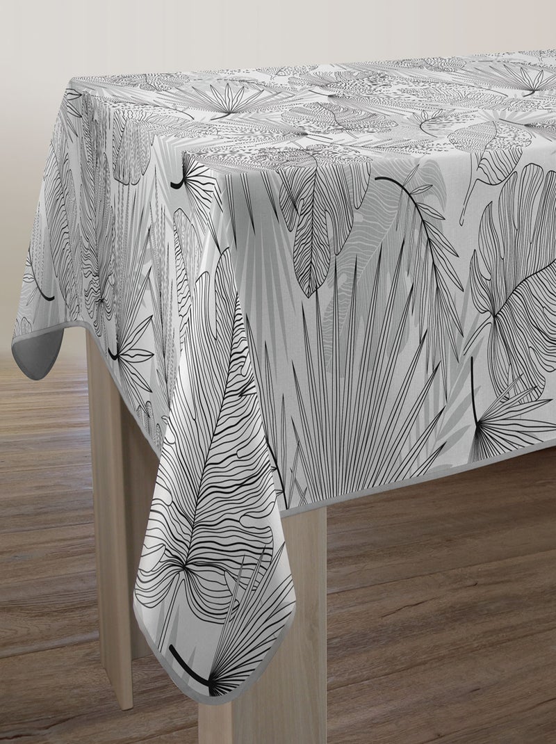 Nappe Anti-taches Olinda gris Noir Gris Blanc - Kiabi