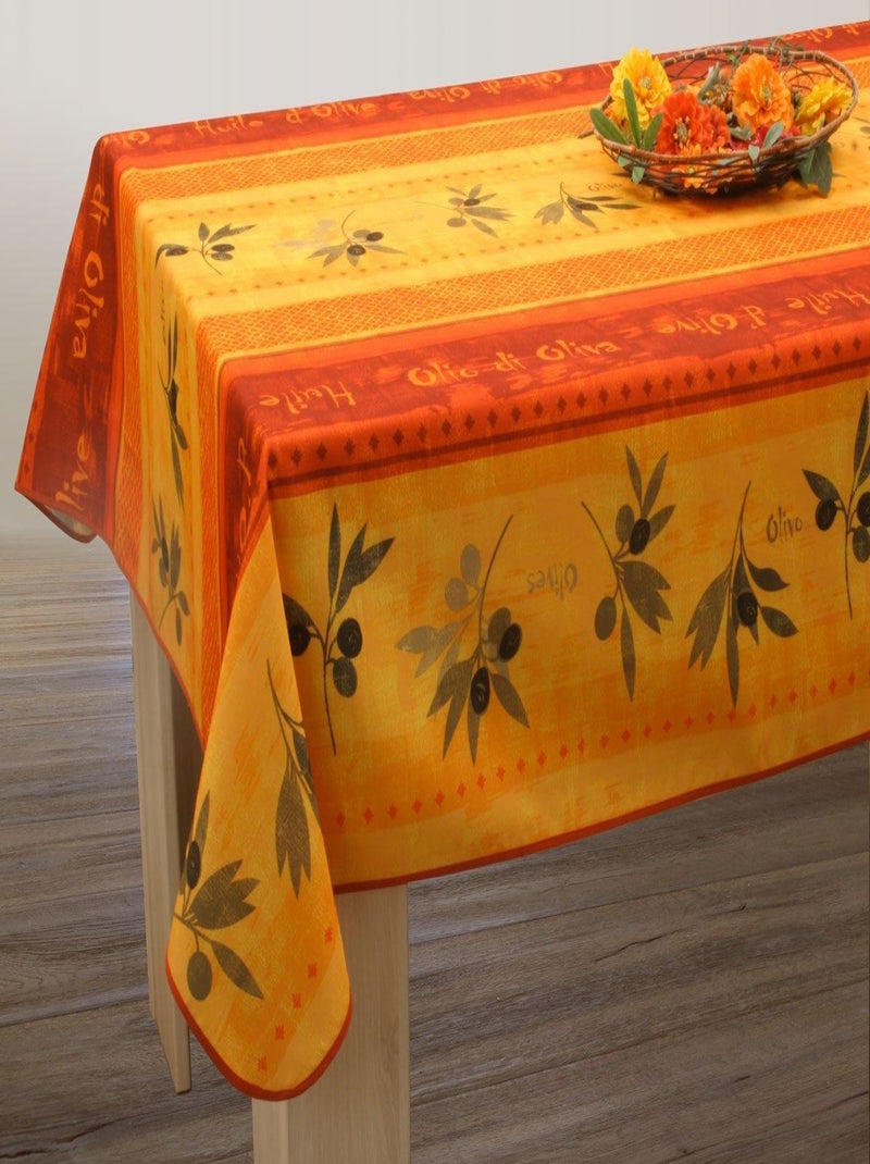 Nappe Anti-taches Olivo Rouge Rouge - Kiabi