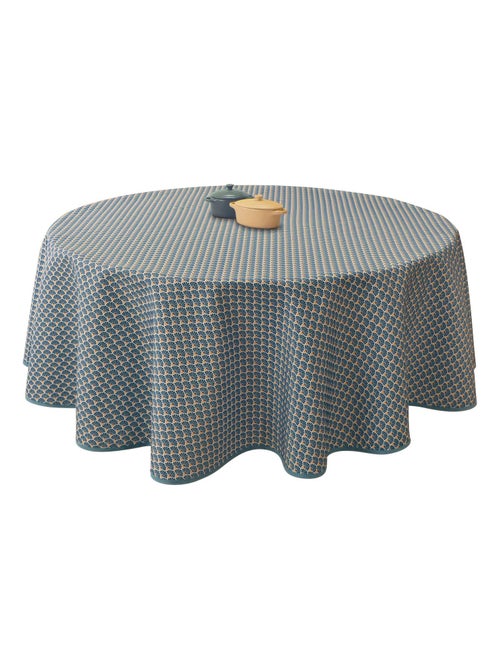 Nappe Anti-taches Paon bleu foncé - Kiabi