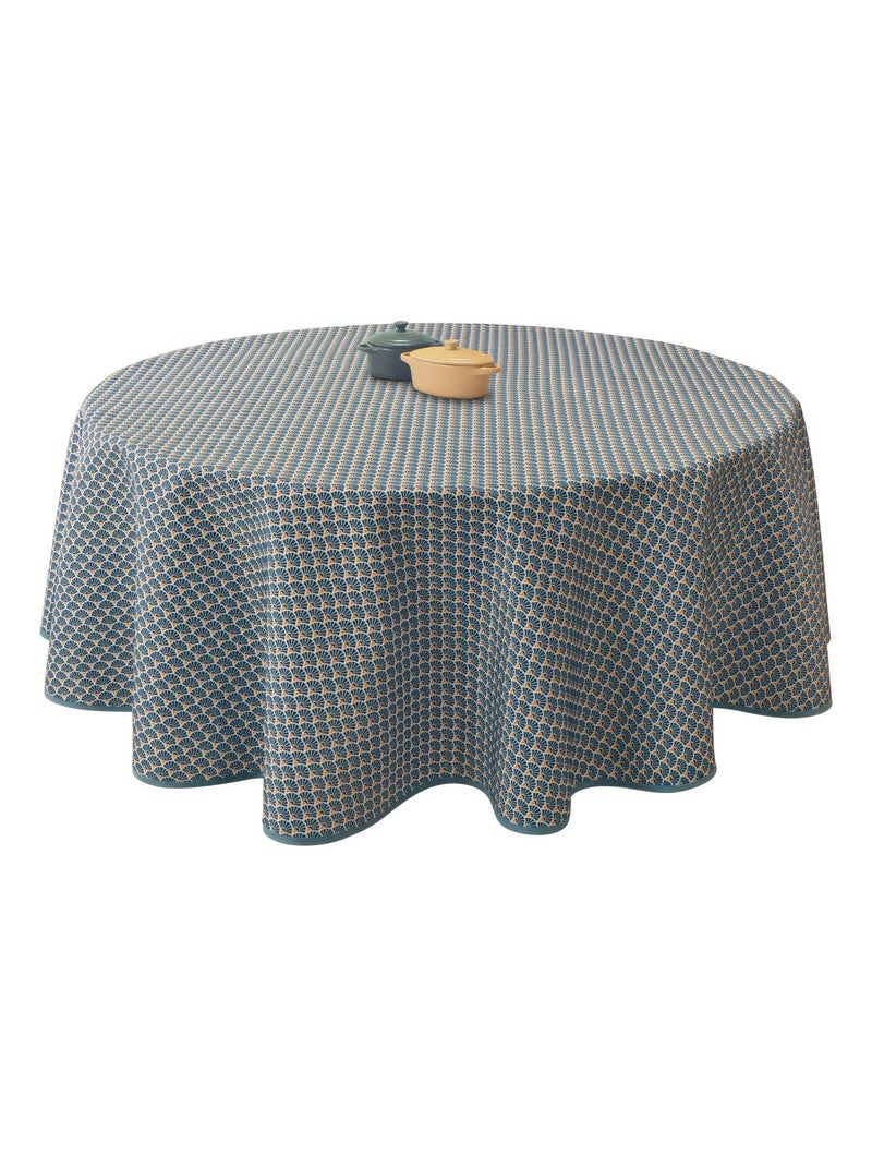 Nappe Anti-taches Paon bleu foncé Bleu foncé - Kiabi