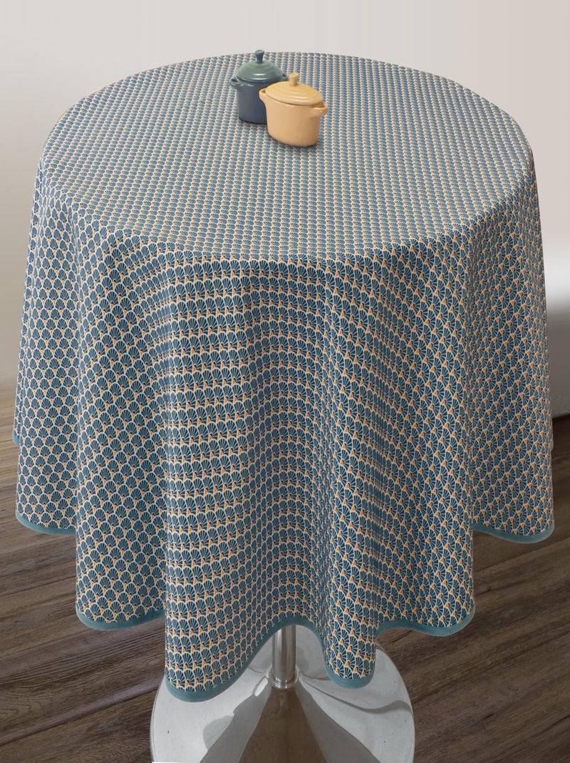 Nappe Anti-taches Paon bleu foncé Bleu foncé - Kiabi