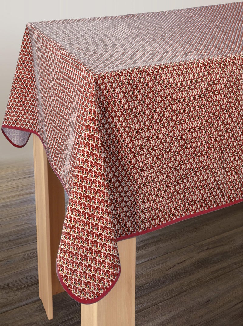 Nappe Anti-taches Paon bordeaux Rouge bordeaux - Kiabi