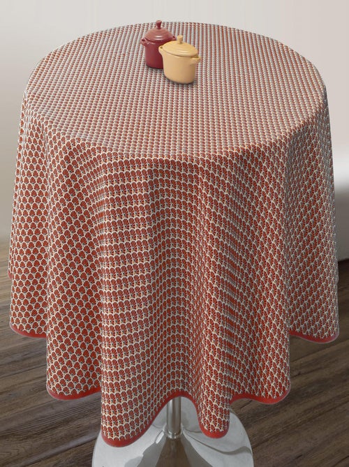 Nappe Anti-taches Paon bordeaux - Kiabi