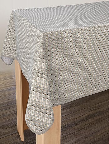 Nappe Anti-taches Paon anthracite