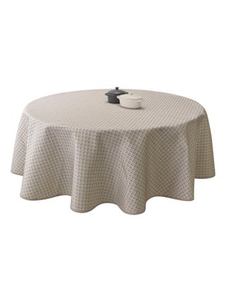 Nappe Anti-taches Paon ficelle
