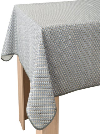 Nappe Anti-taches Paon gris