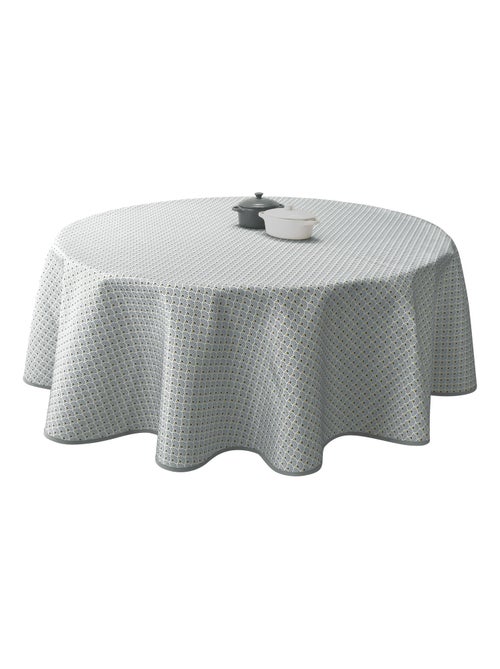 Nappe Anti-taches Paon gris - Kiabi Nappe Anti-taches Paon gris - Kiabi