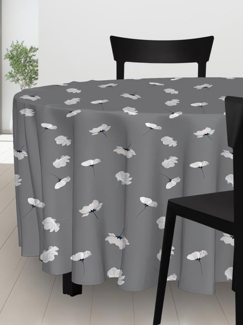 Nappe anti-tâches PETALE gris par Soleil d'ocre - Kiabi