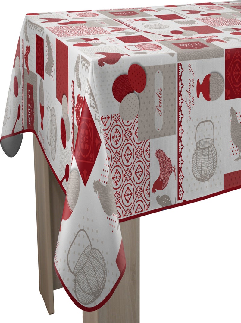 Nappe Anti-taches Poulette Rouge - Kiabi