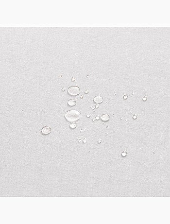 Nappe anti-taches ronde en coton, uni, tissu chiné. Tombé naturel, effet tissu - Gamusi.