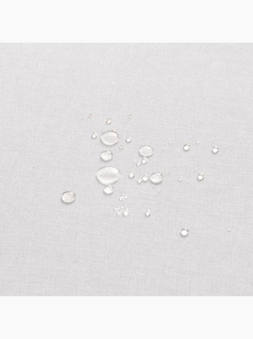 Nappe anti-taches ronde en coton, uni, tissu chiné. Tombé naturel, effet tissu - Gamusi. - Kiabi