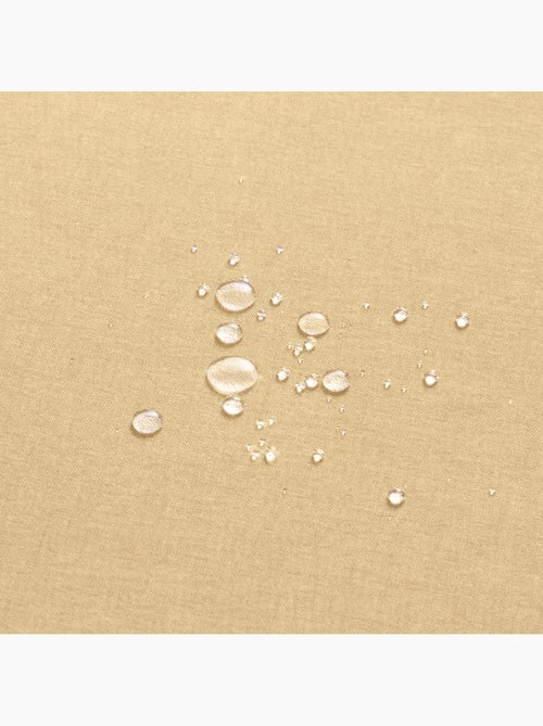 Nappe anti-taches ronde en coton, uni, tissu chiné. Tombé naturel, effet tissu - Gamusi. - Kiabi