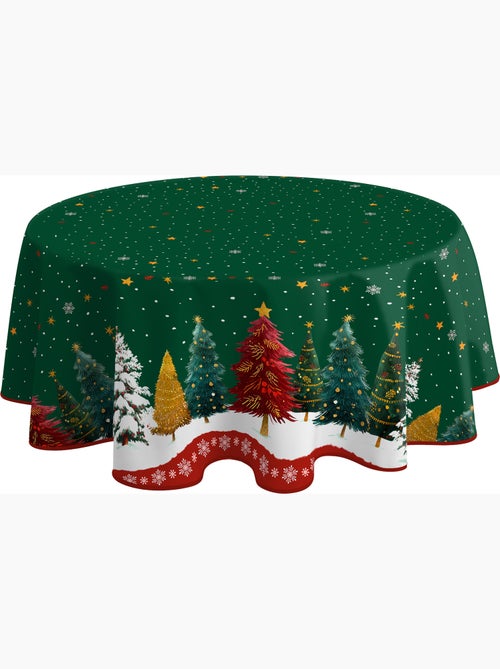 Nappe anti-taches sapin de noël vert - Kiabi Nappe anti-taches sapin de noël vert - Kiabi