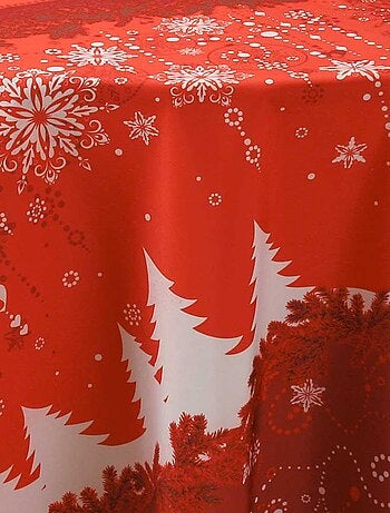Nappe Anti-taches Sapin Rouge