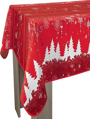 Nappe Anti-taches Sapin Rouge