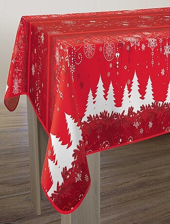 Nappe Anti-taches Sapin Rouge