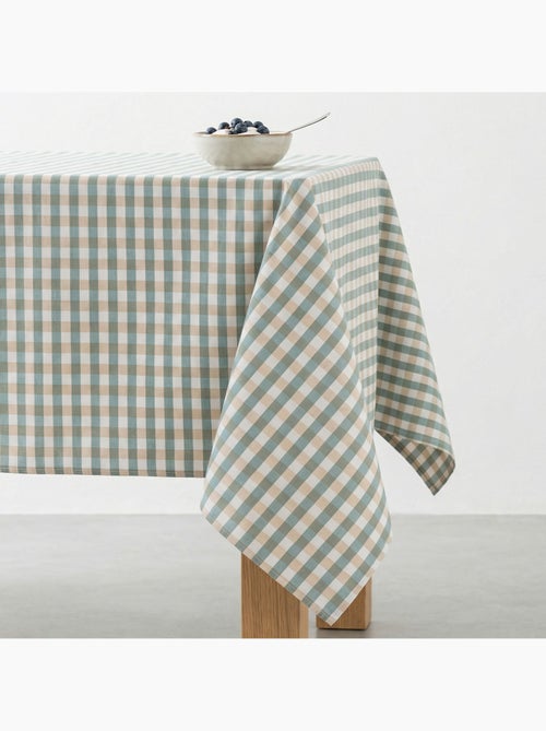 Nappe antitache à carreaux vichy. Coton tissé, toucher naturel - Gamusi. - Kiabi Nappe antitache à carreaux vichy. Coton tissé, toucher naturel - Gamusi. - Kiabi