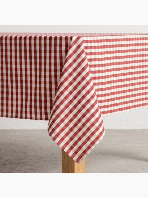 Nappe antitache à carreaux vichy. Coton tissé, toucher naturel - Gamusi. - Kiabi Nappe antitache à carreaux vichy. Coton tissé, toucher naturel - Gamusi. - Kiabi