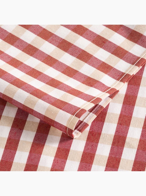 Nappe antitache à carreaux vichy. Coton tissé, toucher naturel - Gamusi. - Kiabi Nappe antitache à carreaux vichy. Coton tissé, toucher naturel - Gamusi. - Kiabi