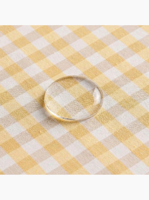 Nappe antitache à carreaux vichy. Coton tissé, toucher naturel - Gamusi. - Kiabi