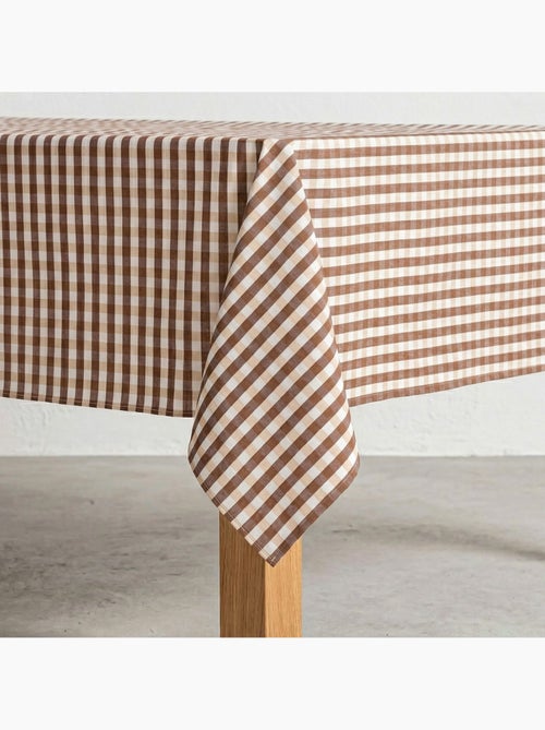 Nappe antitache à carreaux vichy. Coton tissé, toucher naturel - Gamusi. - Kiabi Nappe antitache à carreaux vichy. Coton tissé, toucher naturel - Gamusi. - Kiabi