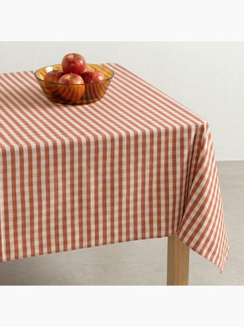 Nappe antitache à carreaux vichy. Coton tissé, toucher naturel - Gamusi. - Kiabi Nappe antitache à carreaux vichy. Coton tissé, toucher naturel - Gamusi. - Kiabi