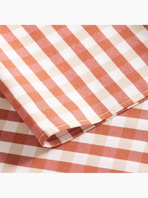 Nappe antitache à carreaux vichy. Coton tissé, toucher naturel - Gamusi. - Kiabi Nappe antitache à carreaux vichy. Coton tissé, toucher naturel - Gamusi. - Kiabi