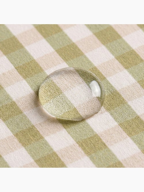 Nappe antitache à carreaux vichy. Coton tissé, toucher naturel - Gamusi. - Kiabi