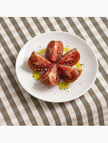 Nappe antitache à carreaux vichy. Coton tissé, toucher naturel - Gamusi.