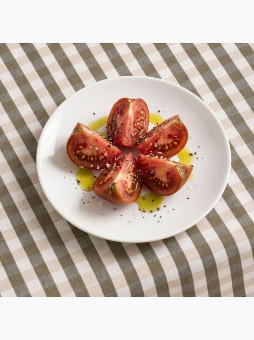 Nappe antitache à carreaux vichy. Coton tissé, toucher naturel - Gamusi. - Kiabi