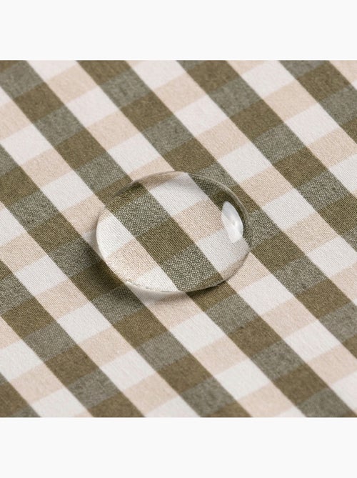 Nappe antitache à carreaux vichy. Coton tissé, toucher naturel - Gamusi. - Kiabi