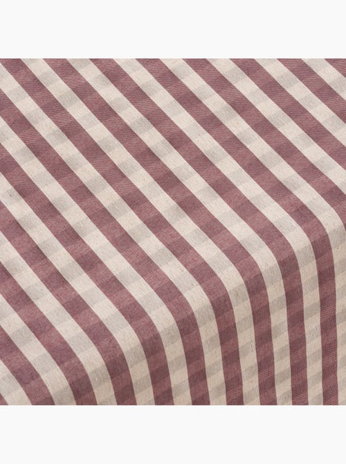 Nappe antitache à carreaux vichy. Mélange de coton et lin tissé, toucher naturel - Gamusi. - Kiabi