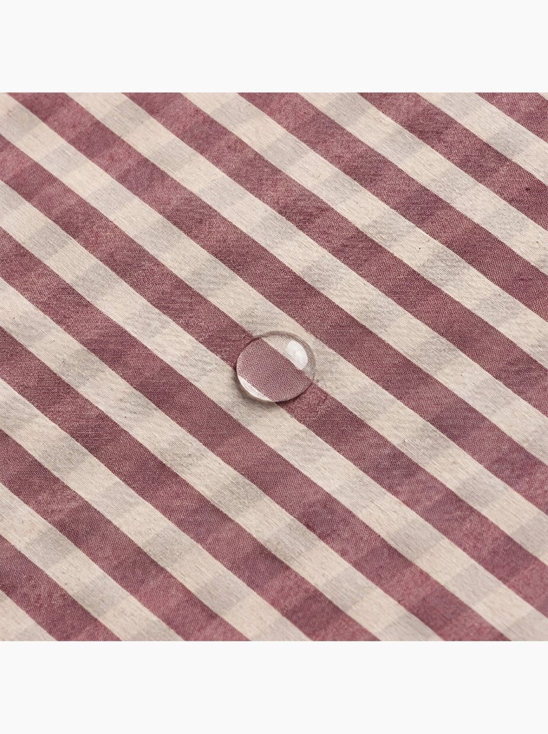 Nappe antitache à carreaux vichy. Mélange de coton et lin tissé, toucher naturel - Gamusi. Grenade - Kiabi