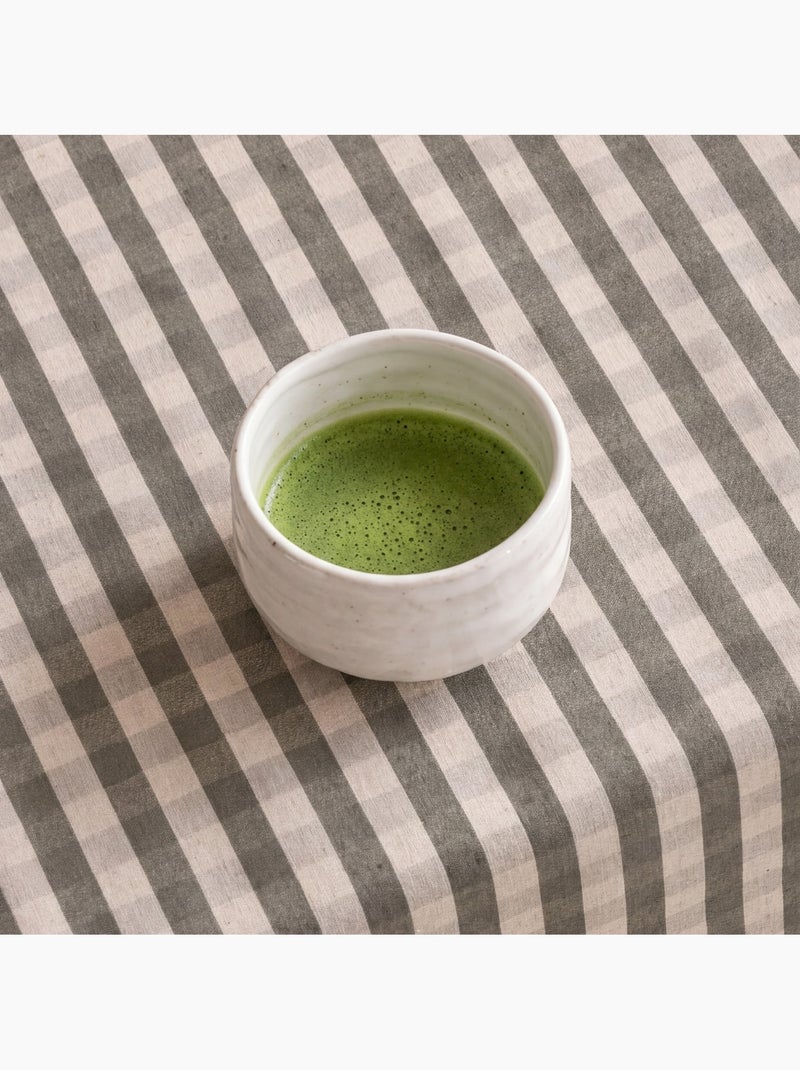 Nappe antitache à carreaux vichy. Mélange de coton et lin tissé, toucher naturel - Gamusi. Vert - Kiabi
