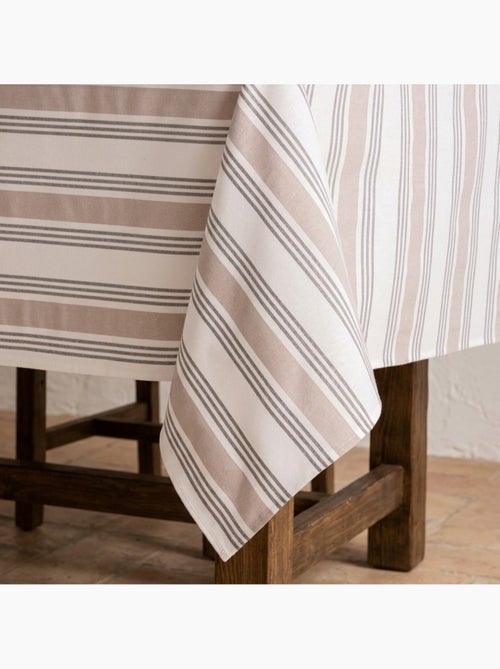 Nappe antitache à rayures multiples, toucher et tombé naturels - Gamusi. - Kiabi Nappe antitache à rayures multiples, toucher et tombé naturels - Gamusi. - Kiabi