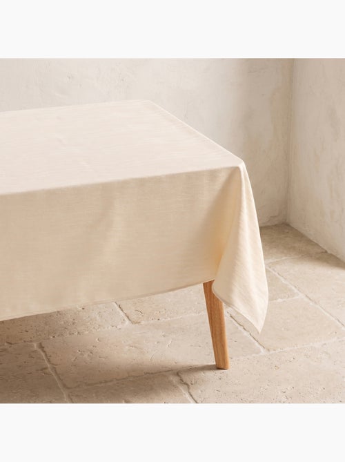 Nappe antitache avec tissu texturé effet veiné - Gamusi. - Kiabi Nappe antitache avec tissu texturé effet veiné - Gamusi. - Kiabi