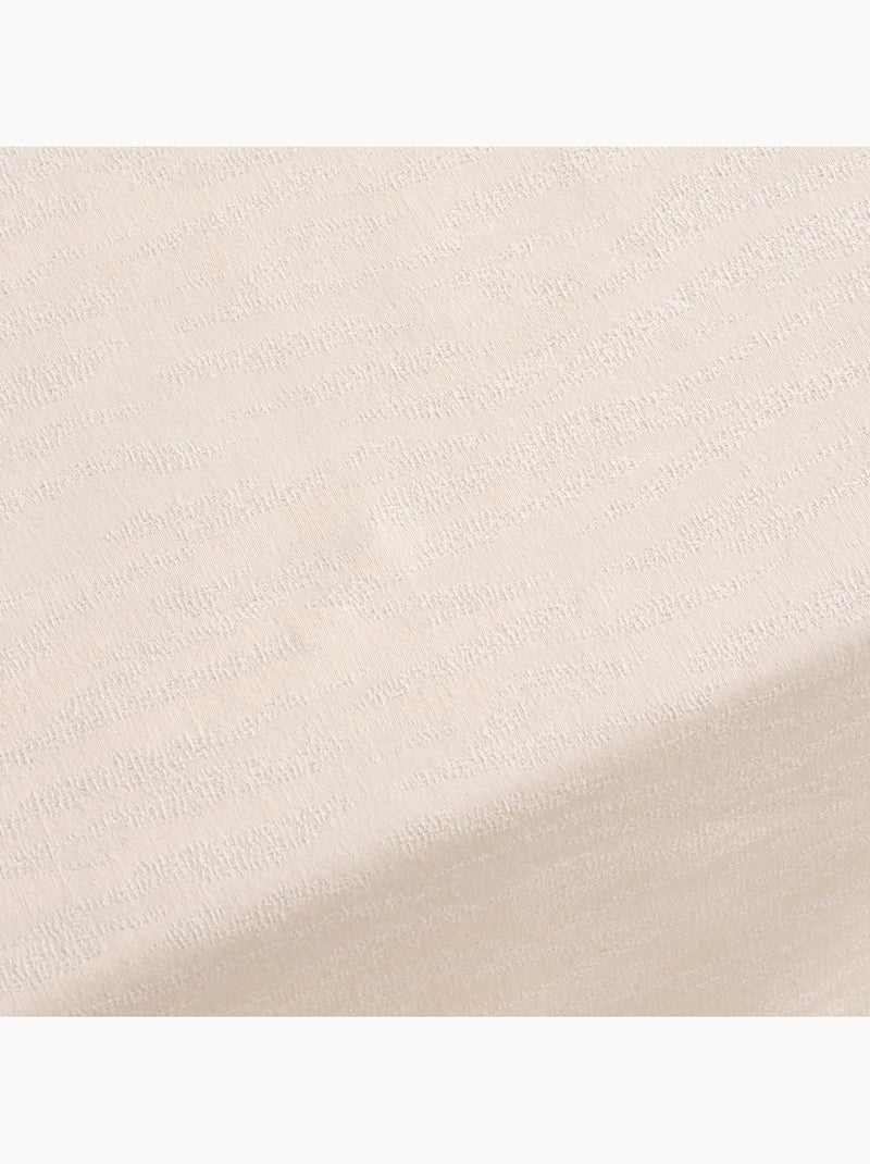 Nappe antitache avec tissu texturé effet veiné - Gamusi. Crème - Kiabi