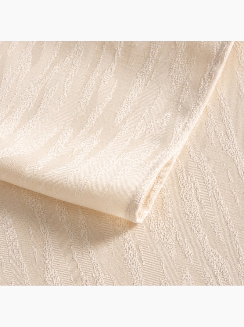 Nappe antitache avec tissu texturé effet veiné - Gamusi. Crème - Kiabi