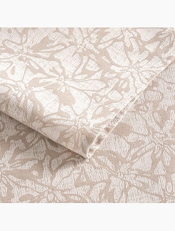 Nappe antitache avec tissu texturé floral - Gamusi.