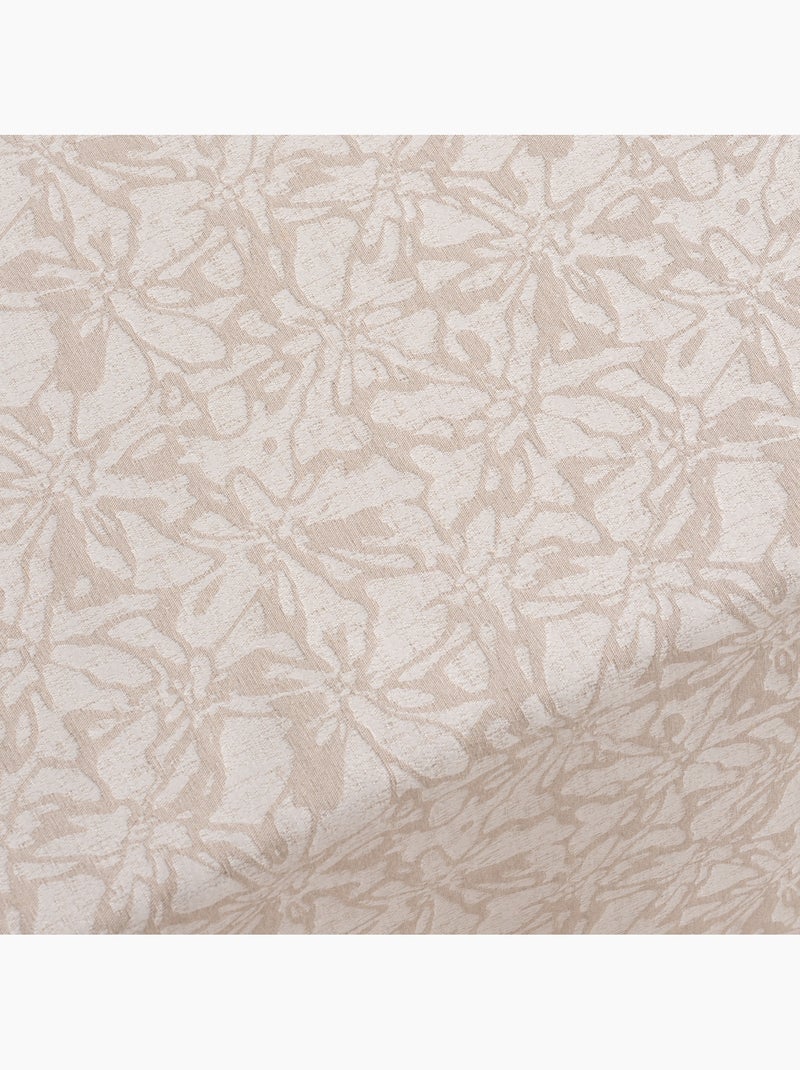 Nappe antitache avec tissu texturé floral - Gamusi. Ocre - Kiabi