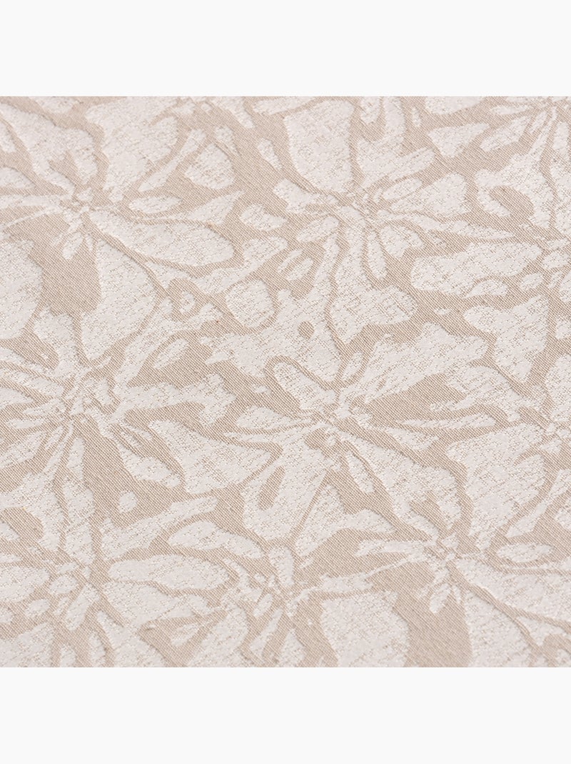 Nappe antitache avec tissu texturé floral - Gamusi. Ocre - Kiabi