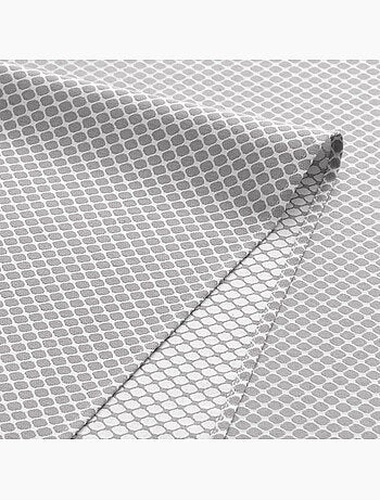 Nappe antitache avec tissu texturé, motif à carreaux quadrillés - Gamusi.