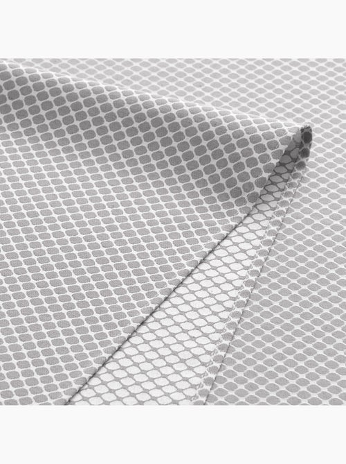 Nappe antitache avec tissu texturé, motif à carreaux quadrillés - Gamusi. - Kiabi