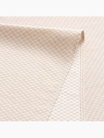 Nappe antitache avec tissu texturé, motif à carreaux quadrillés - Gamusi.