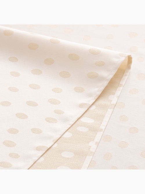 Nappe antitache avec tissu texturé, motif à pois - Gamusi. - Kiabi