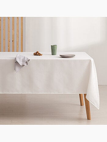 Nappe antitache avec tissu texturé, motif géométrique - Gamusi.