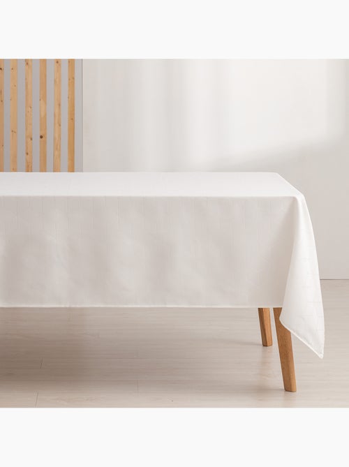 Nappe antitache avec tissu texturé, motif géométrique - Gamusi. - Kiabi