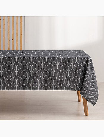 Nappe antitache avec tissu texturé, motif géométrique - Gamusi.